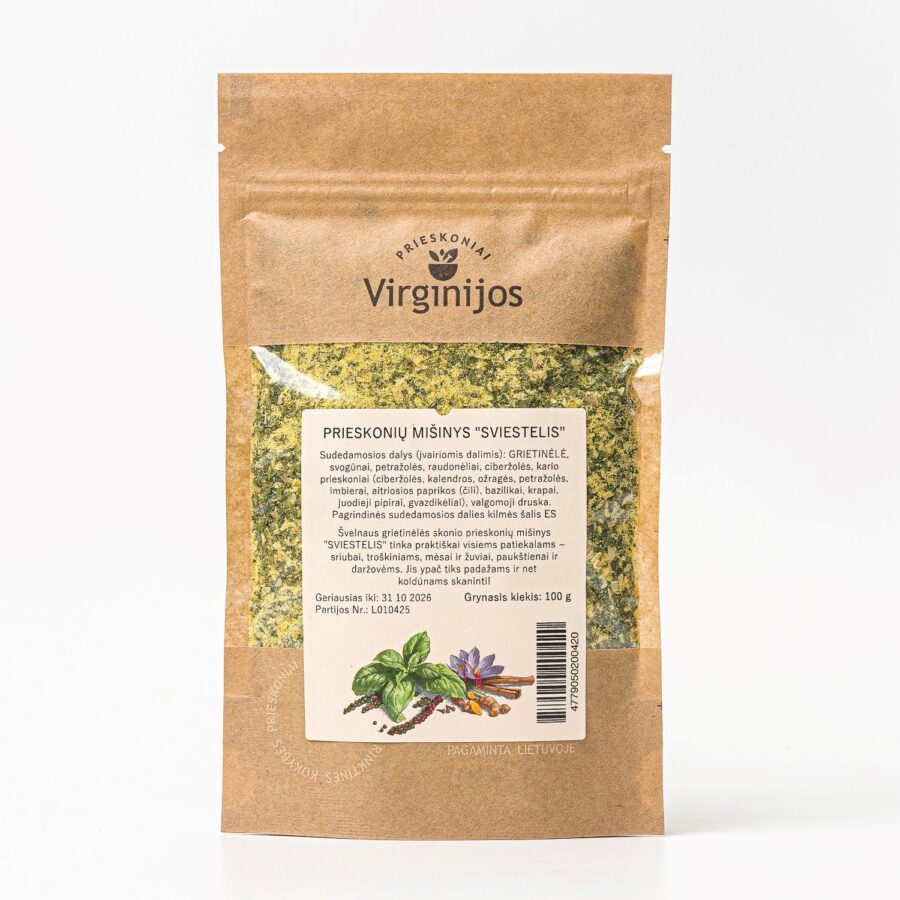 Prieskonių mišinys „Sviestelis“ 100g – produkto vaizdas