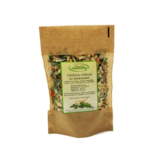 darzoviu misinys su baravykais