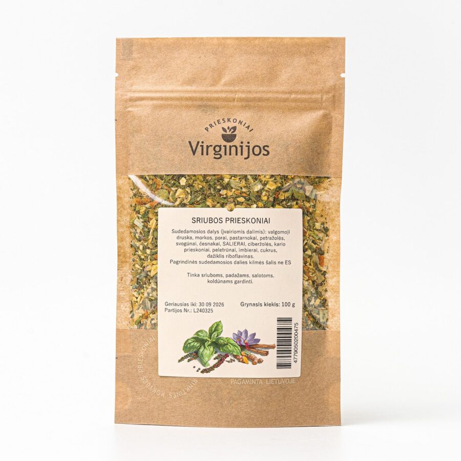 Sriubos prieskoniai 100g – produkto vaizdas